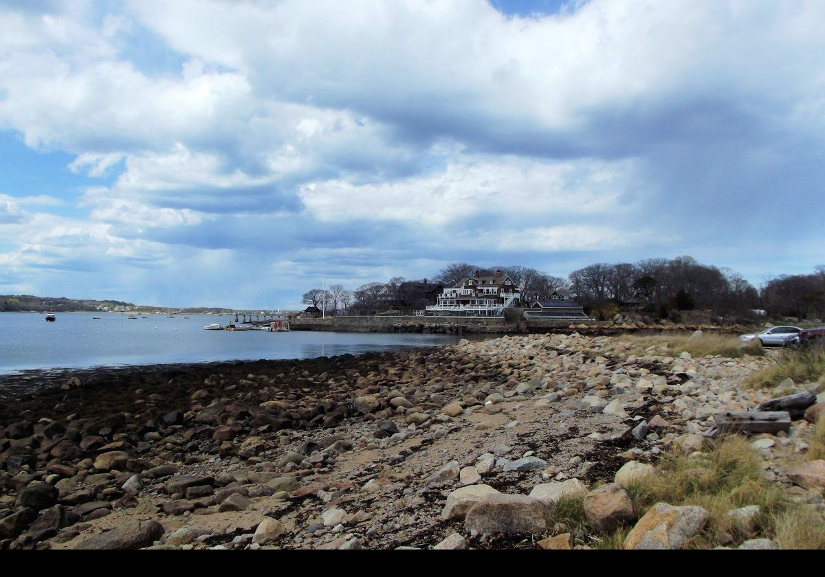 Looking across Gloucester Harbor from Eastern Point Light. It is considered to be one of the oldest, if not the oldest, ports in America