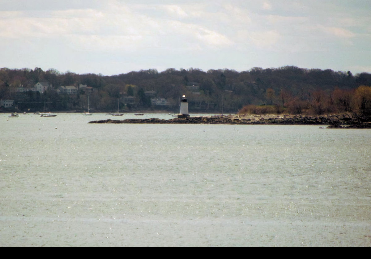 Not a very good picture, but it was taken hand-held from over two miles away. Hope to get a closer look next year when we are heading through Massachusetts up to Maine.