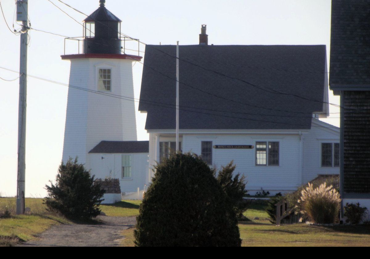 The 3 bedroom keeper's house from 1890, and the oil house from 1849 are both still there together with the keeper's house from the Ned Point Light which was built in the 1870s.
