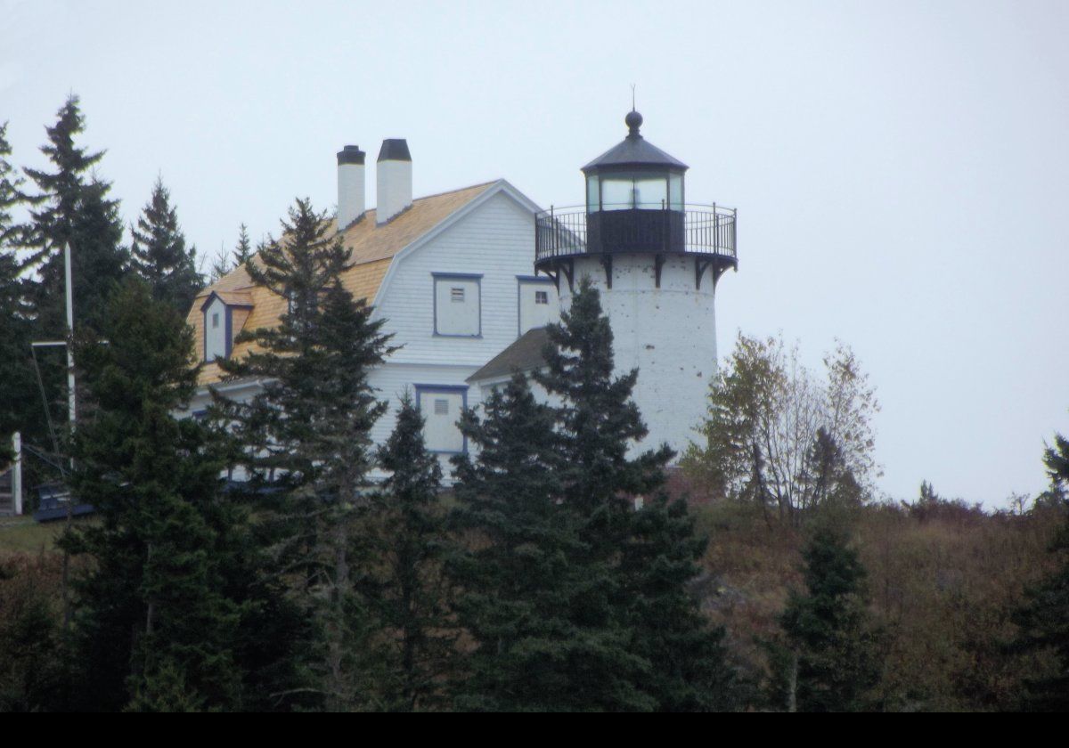 A fire in 1852 seriously damaged the Lighthouse. It was rebuilt through 1853, apparently using whatever was salvageable from the old building.