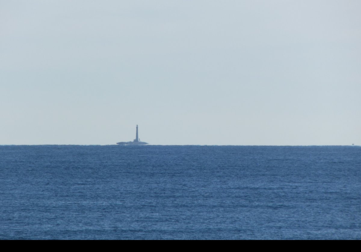 Boon Island Light is the tallest lighthouse in Maine and, indeed, in all of New England.  It stands 133 feet (41 m) tall and flashes a white light every 5 seconds.