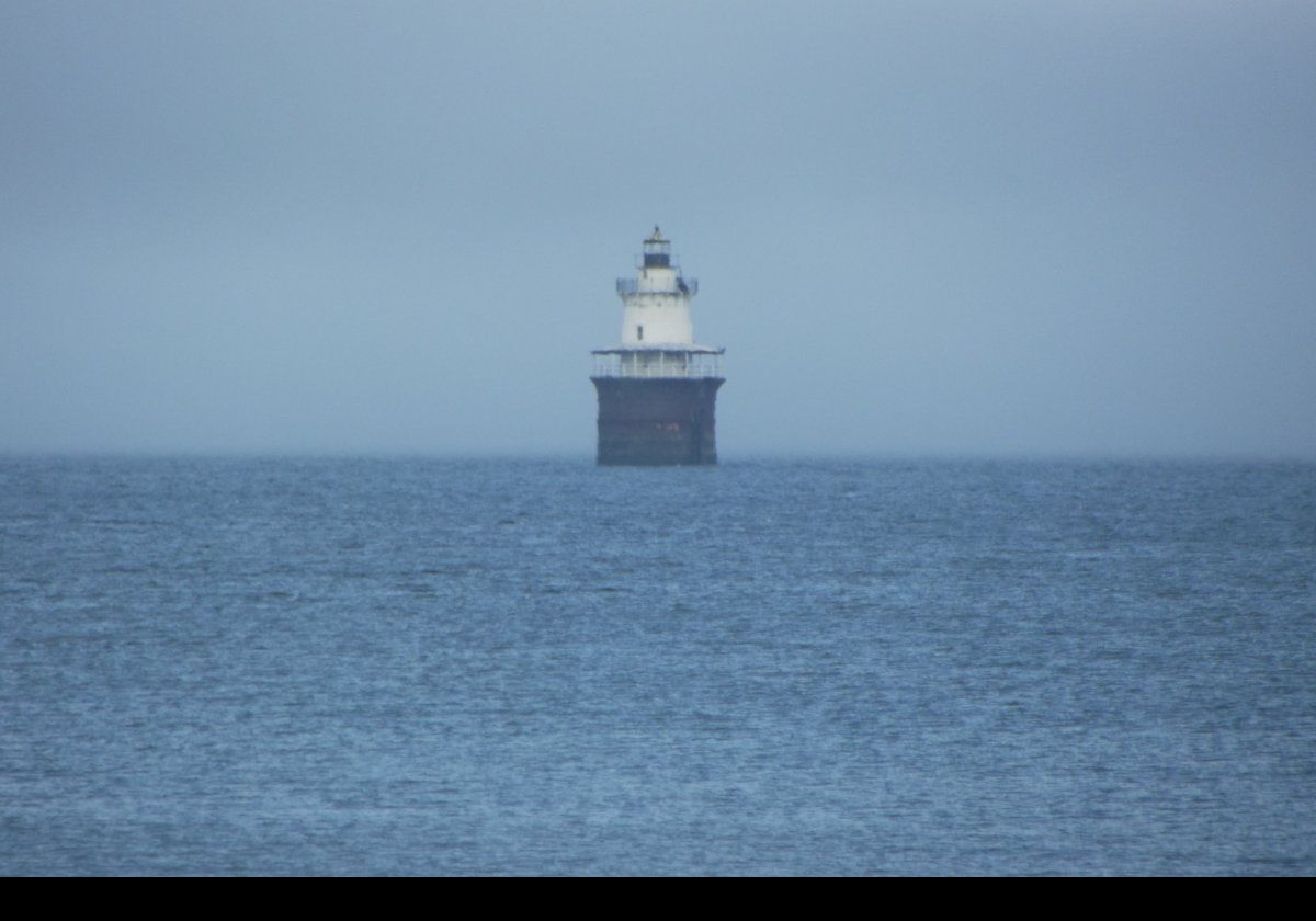 The lantern is about 53 feet, or 16 meters, above the high water mark.