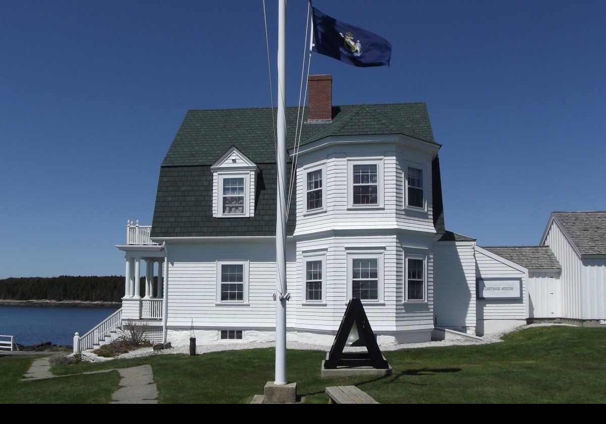 The original 1832 light comprised a 20-foot tower with seven lard oil lamps using 14-inch reflectors.  Originally lit with a fifth-order Fresnel lens, the current lighthouse was built in 1857.