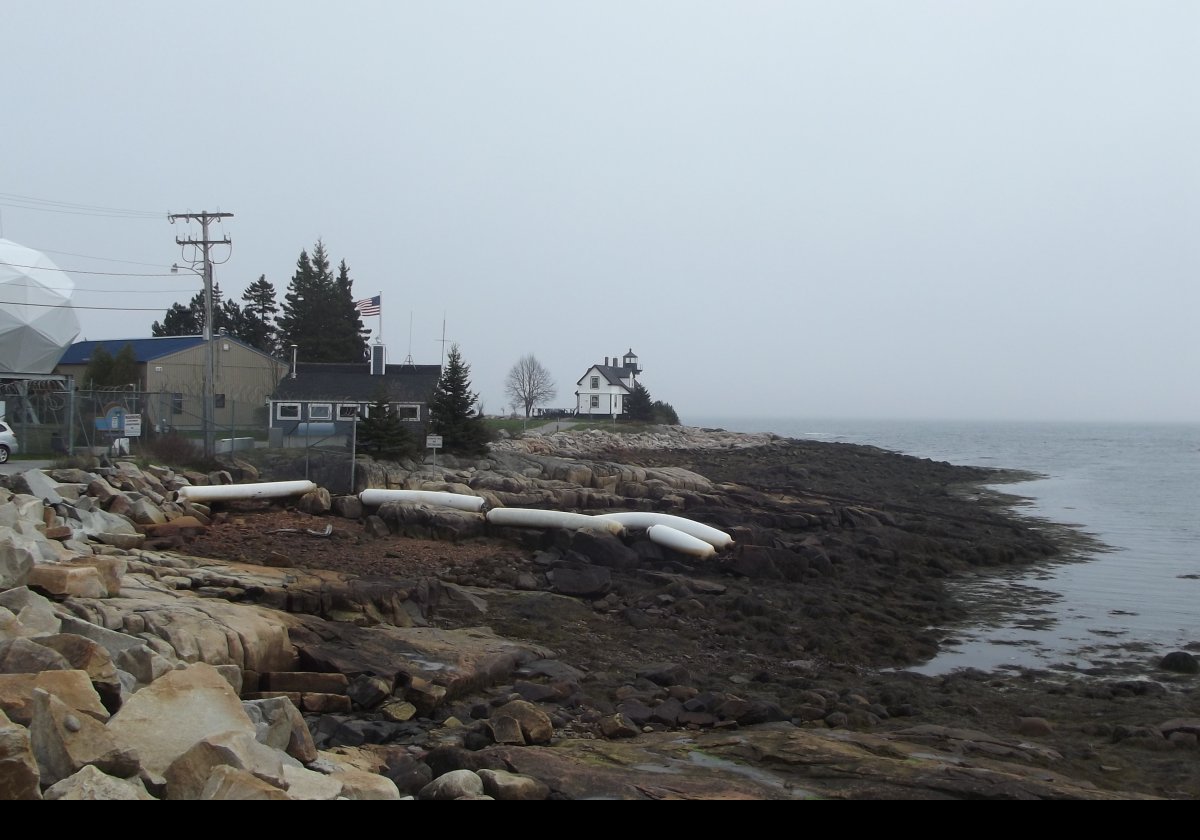 Access to the lighthouse is rather limited due to the adjacent United States Navy satellite operations station.