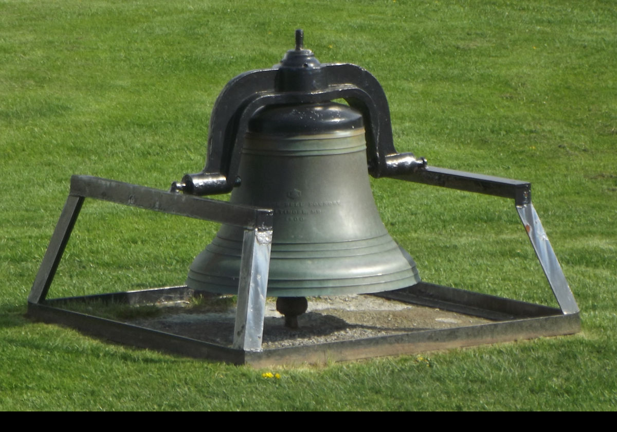 Not sure exactly when the bell was installed, but it must be after 1856, when the McShane Bell Foundry was first established.