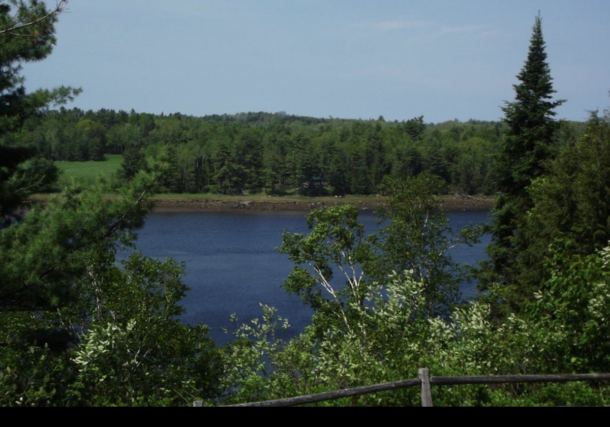 Another view of the Saint Croix River from the parking lot near the lighthouse.