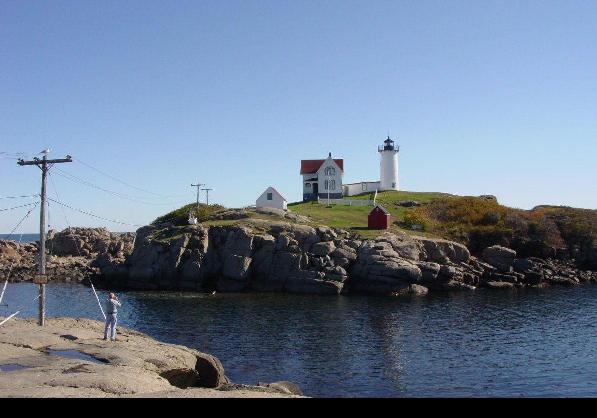 Here is a series of views of the Cape Neddick Lighthouse, or "The Nubble", as it is also known.  