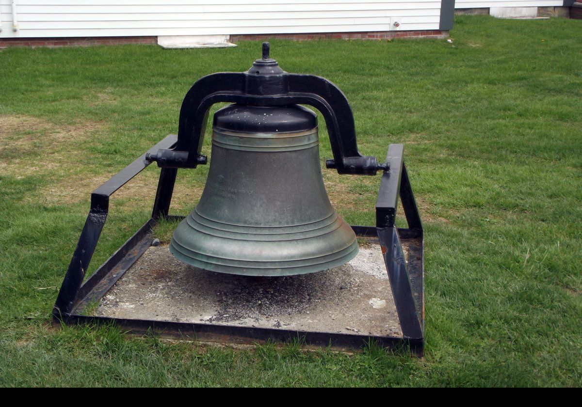 A fog whistle replaced the bell in 1869.  