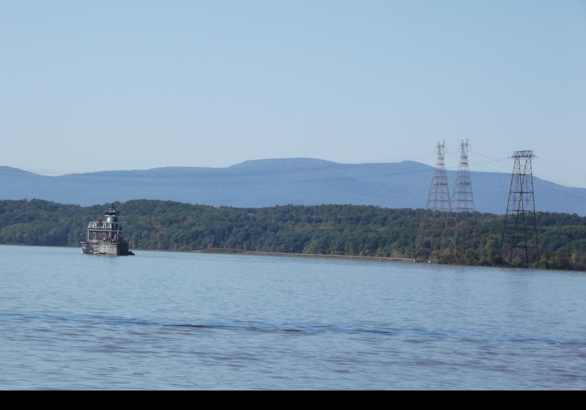 Located in the Hudson River in the New York State, the lighthouse sits between Hudson and Athens. Named the Hudson City Light, construction started in 1873 and its beacon was lit in 1874.