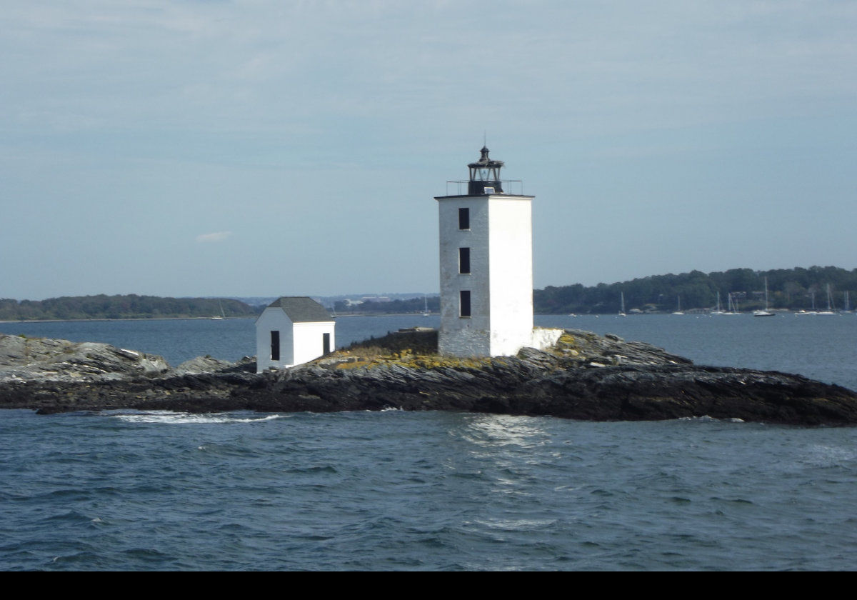 On November 17, 2007, the lighthouse was re-lit with a solar powered LED beacon, retaining its flashing red light.  