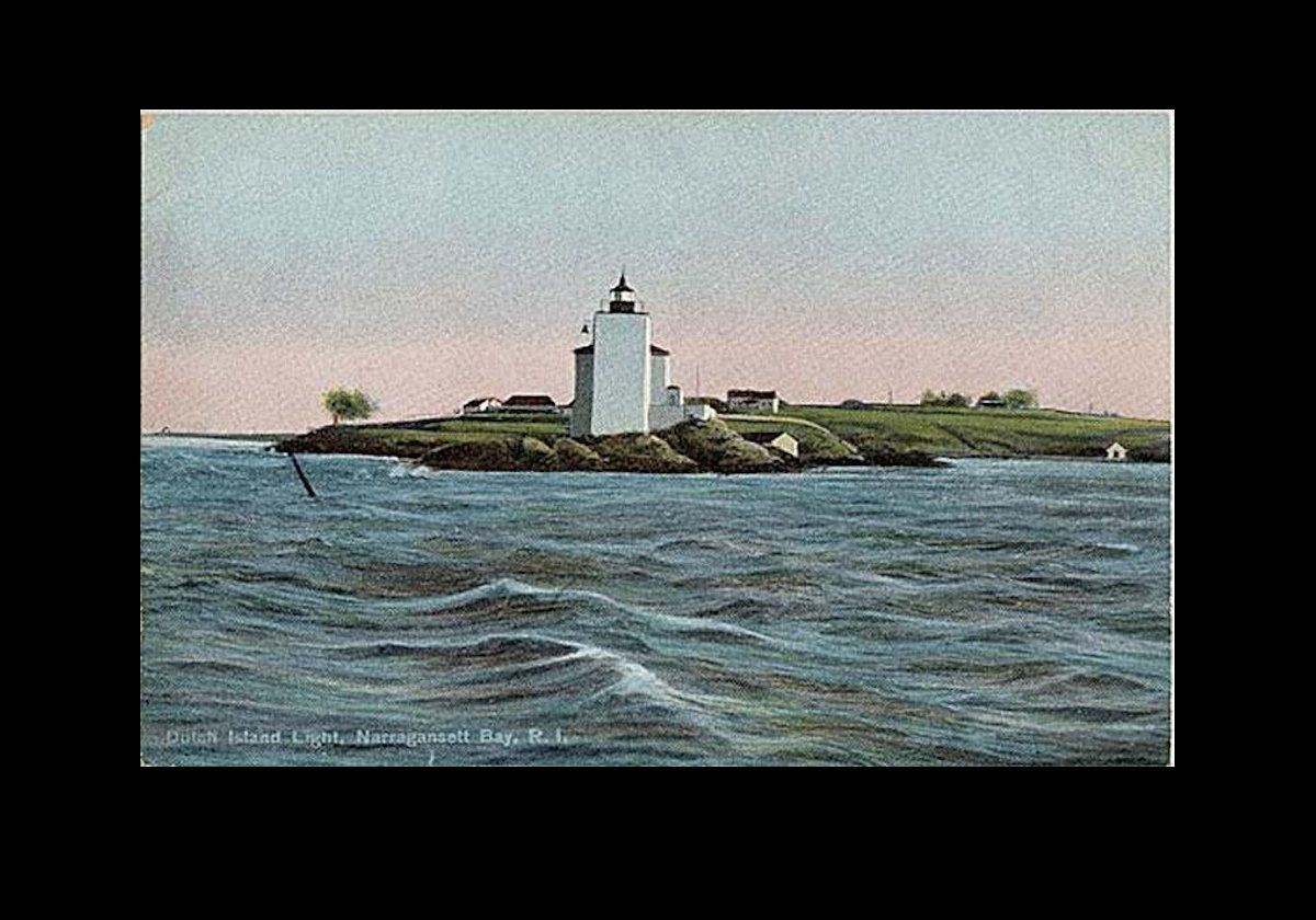 A postcard from 1910 depicting the lighthouse.  
