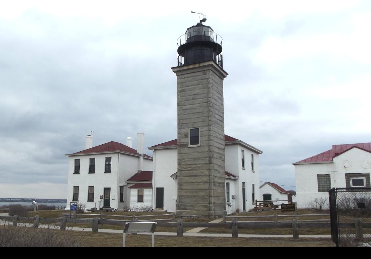 Interestingly, the designer of the 1749 lighthouse tower was Peter Harrison, who also designed the Touro Synagogue, the Redwood Library, and Brick Market all in Newport.