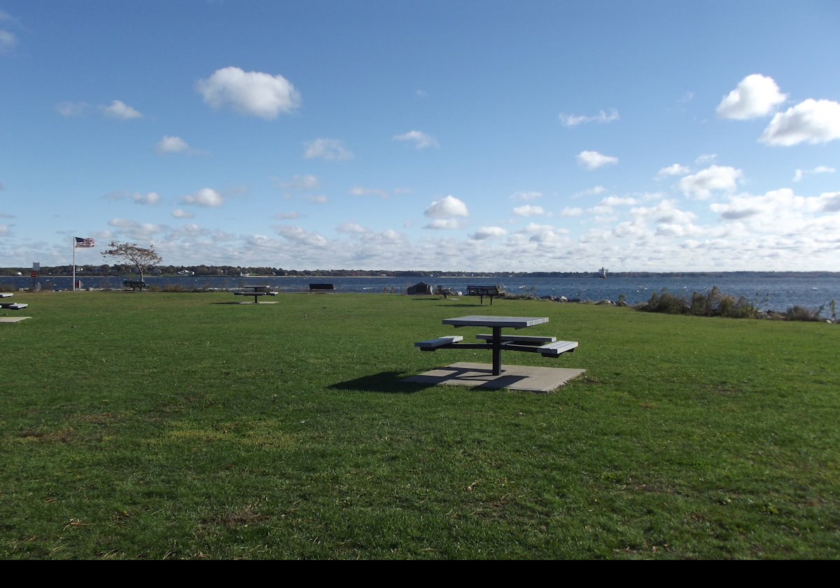 Built in 1883, the Conimicut Light is a historic sparkplug lighthouse in Warwick, Rhode Island.  It was automated in the 1960s and was one of the last acetylene gas powered lights to switch to electricity.