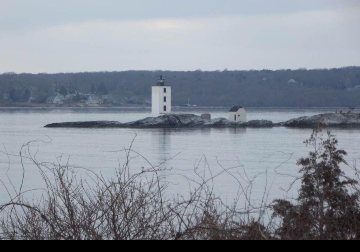 First established in 1827 as a 30 foot tall tower built from stones found around the island, it was replaced by the 42 foot brick tower that we see today in 1857.