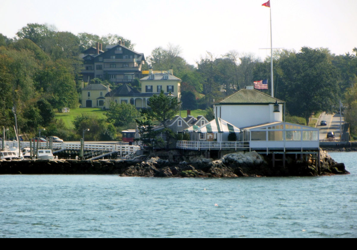 The stone tower was fitted with a 6th order Fresnel lens and an oil-burning lantern.  In 1927, the light was replaced by an automated acetylene light housed on a skeleton tower.  The lighthouse was deactivated in 1963.