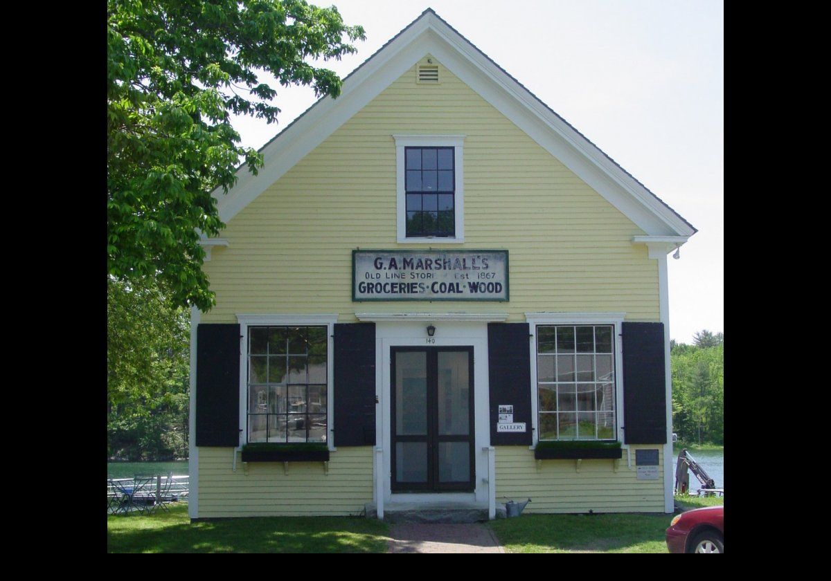 The George Marshall Store.  Built in 1867 by George Marshall as a general store that also sold  building materials & coal.