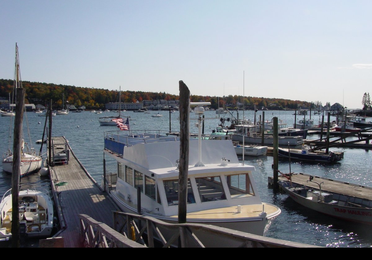 Boothbay Harbor, just off Commercial Street.