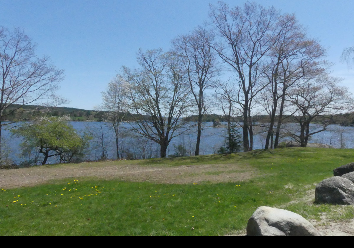 Some pictures of the town park in the town of Blue Hill itself.  Blue Hill is on the east side of the peninsuklar, the opposite side to Castine.