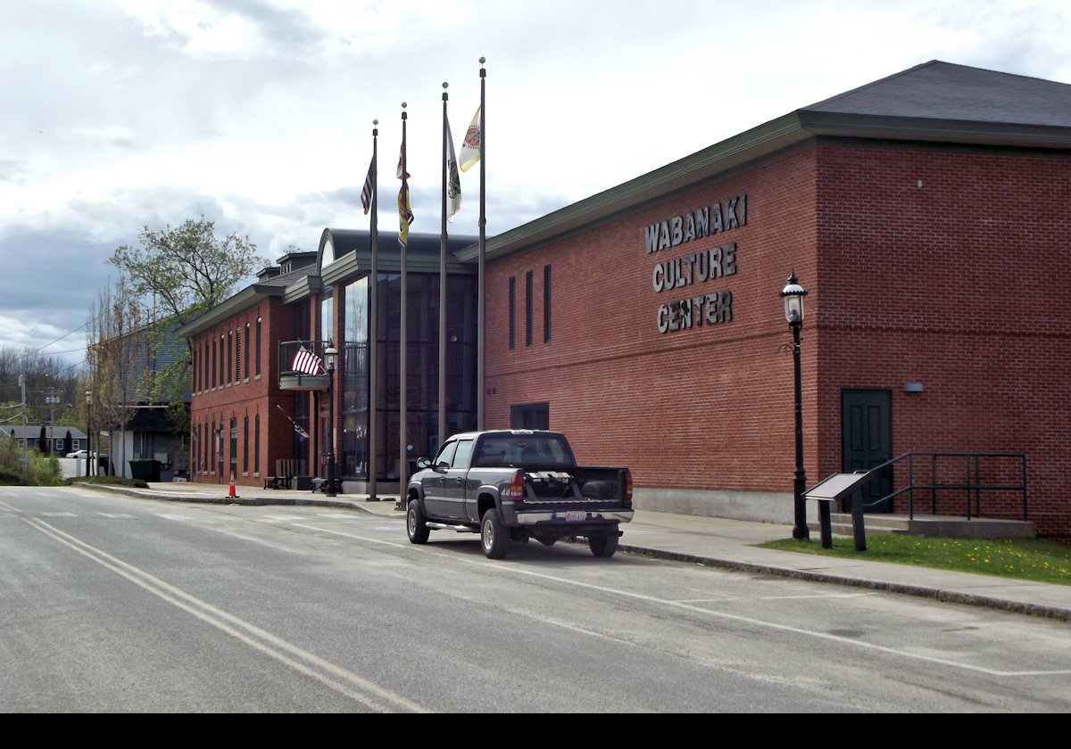 The Wabanaki Culture Center and Museum displays artifacts and art work of the Passamaquoddy and Penobscot Native American Tribes.