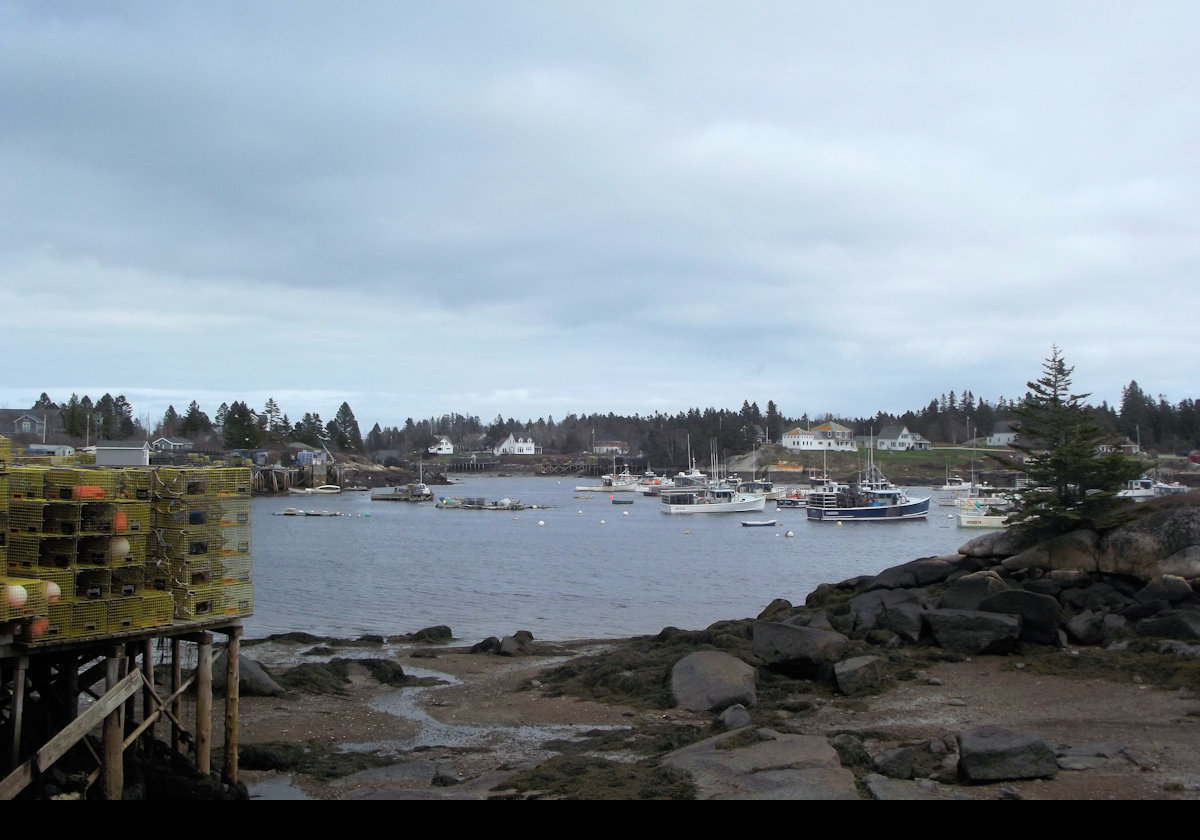 Corea is one of four villages that make up the town of Gouldsboro.  Corea, which is shown in these pictures, was known originally as Indian Harbor, as it was home to the Native American Passamaquoddy. The name changed in 1896 when the first village post office was built.