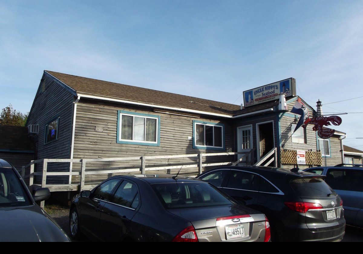 Uncle Kippy's restaurant. A great find in 2015, though they had not started to serve lobster as it was too early in the season. They have since moved to a different location that we have yet to try.