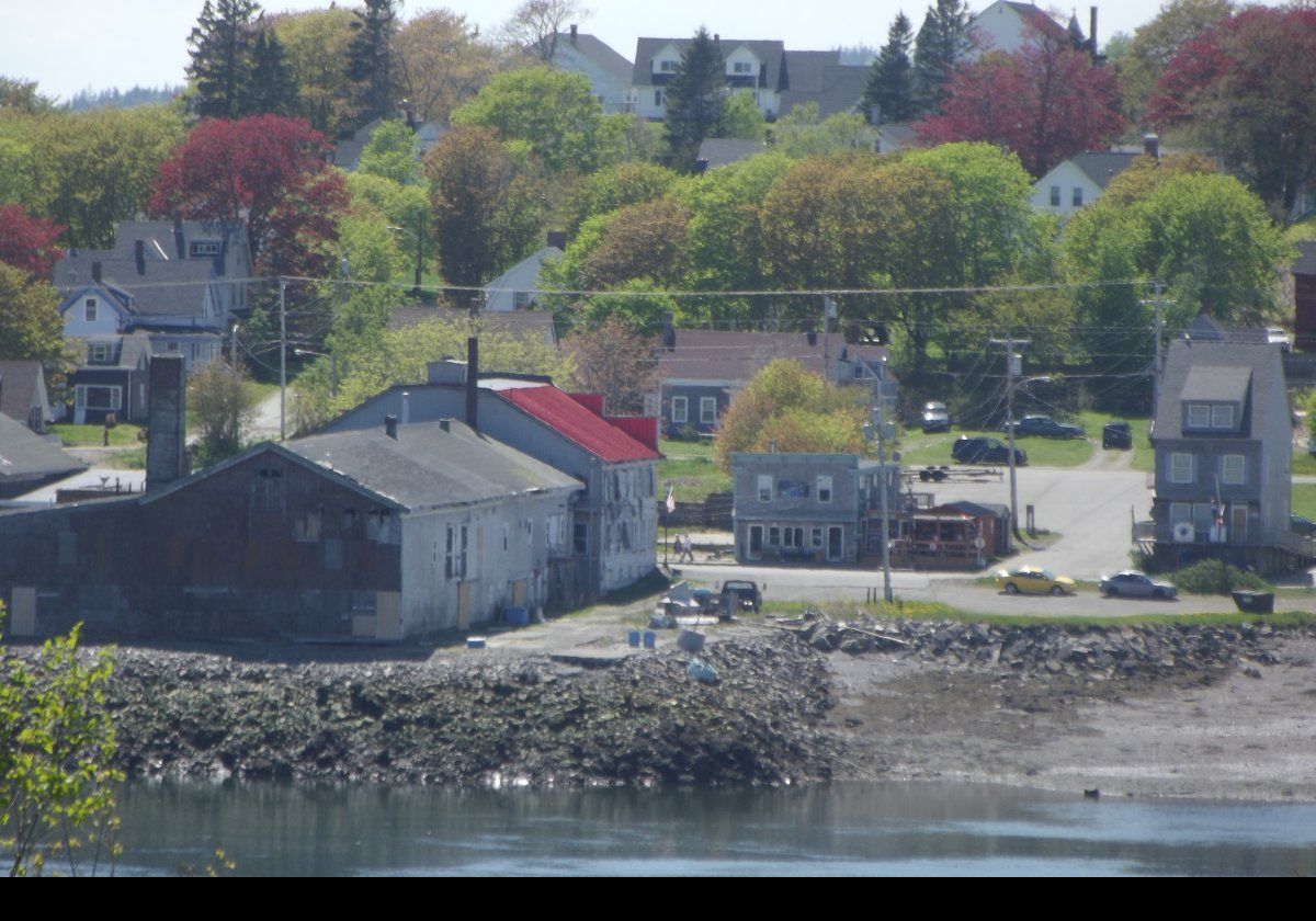 Views of Lubec and the FDR Memorial Bridge taken from the Campobello Island Visitors Centre.