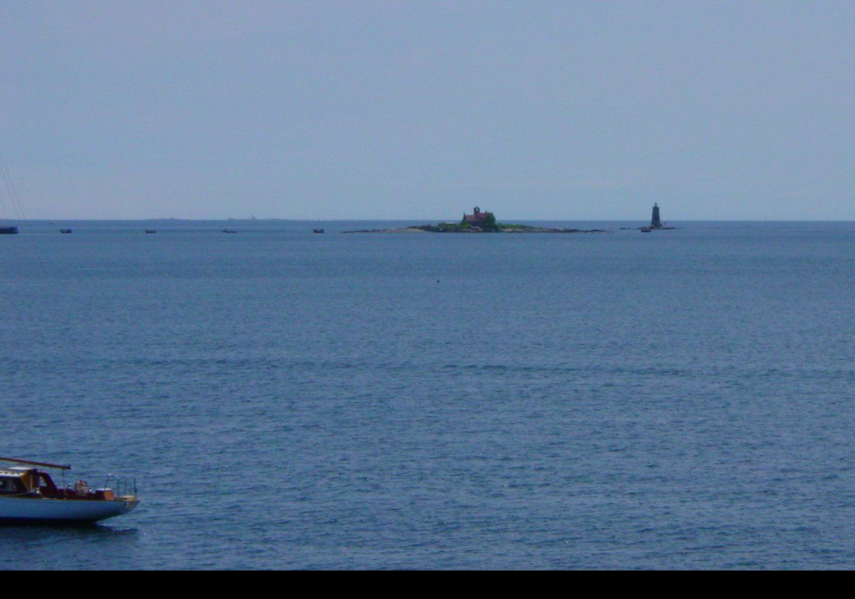 Another long distance shot this time of the Whaleback Lighthouse. Again, this was a close as we could get.