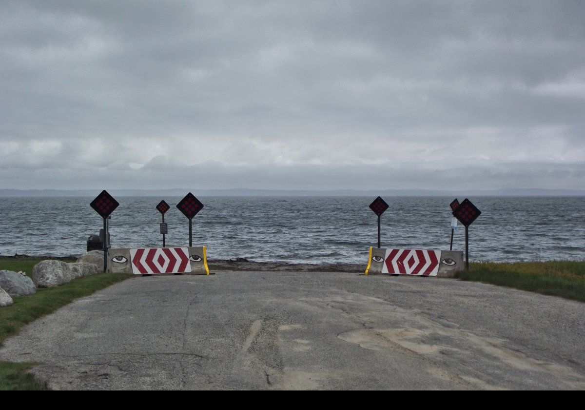 The boat launch.