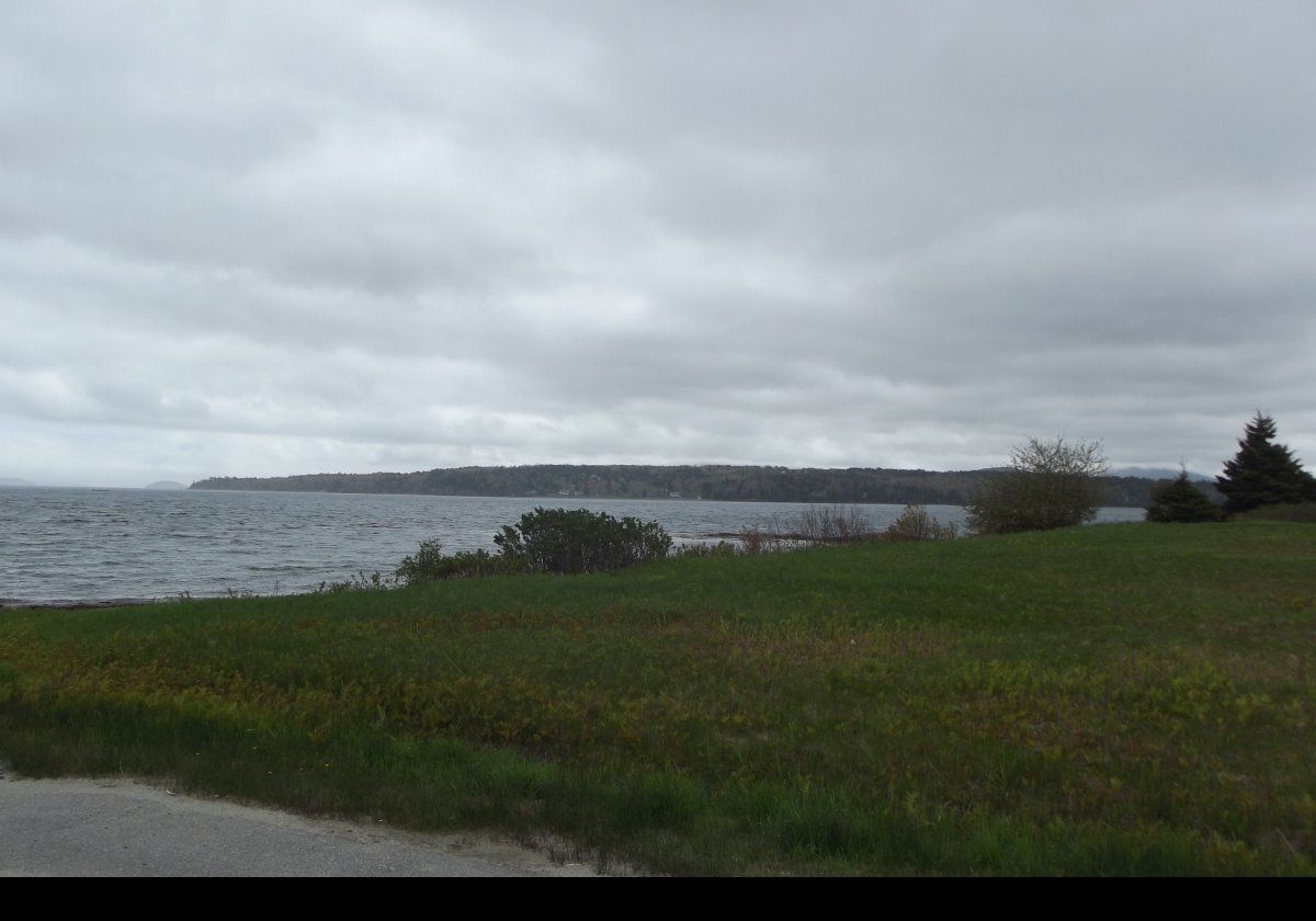 Looking towards Mount Desert Island.