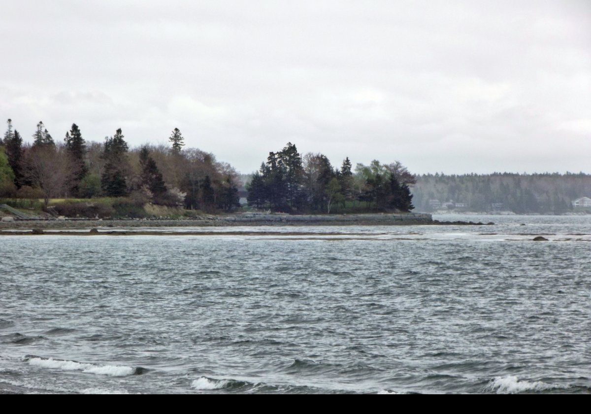 Looking across Mount Desert Narrows.