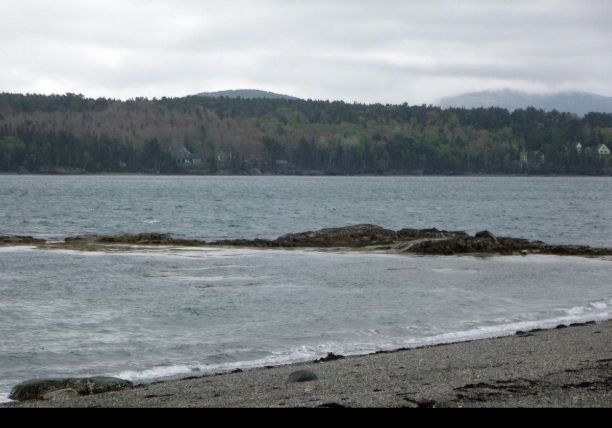 Looking across Mount Desert Narrows.