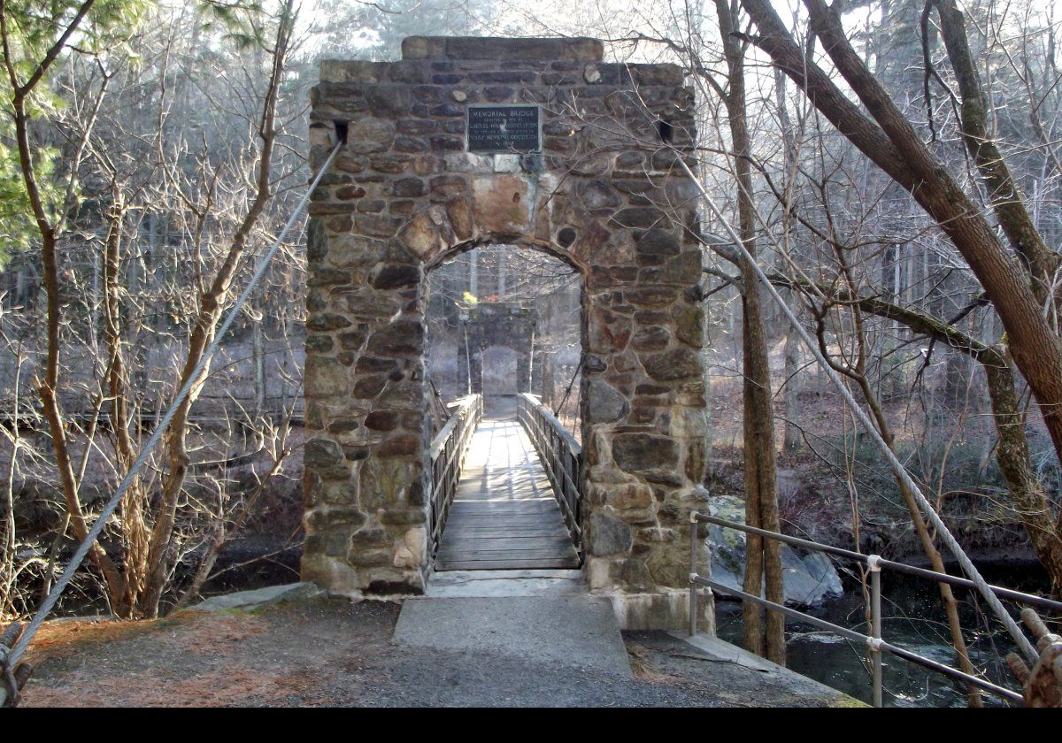 Memorial Bridge erected by the Laurel Hill Association.