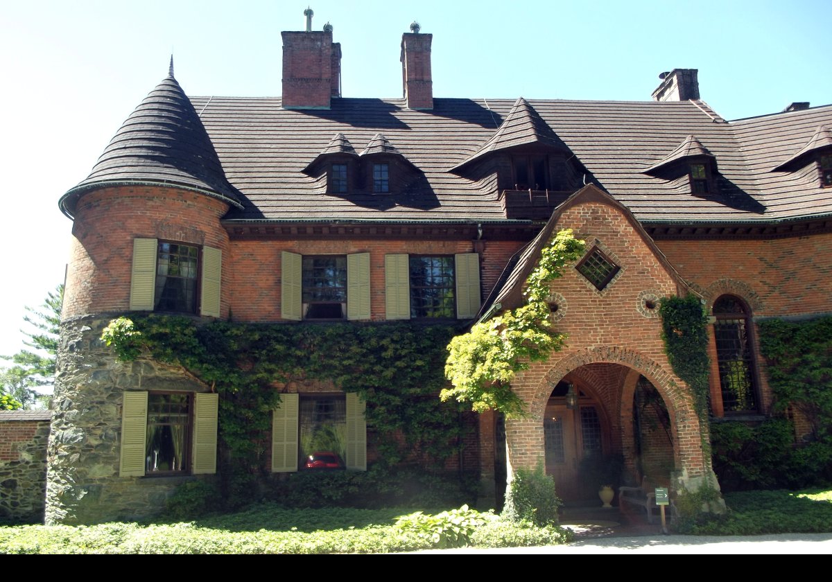 Designed by Stanford White (McKim, Mead & White), Naumkeag was built between 1886 & 1887 for Joseph Hodges Choate, a well known, and well to do, New York City lawyer. The house is in the shingle style, comprising a modest 44 rooms.