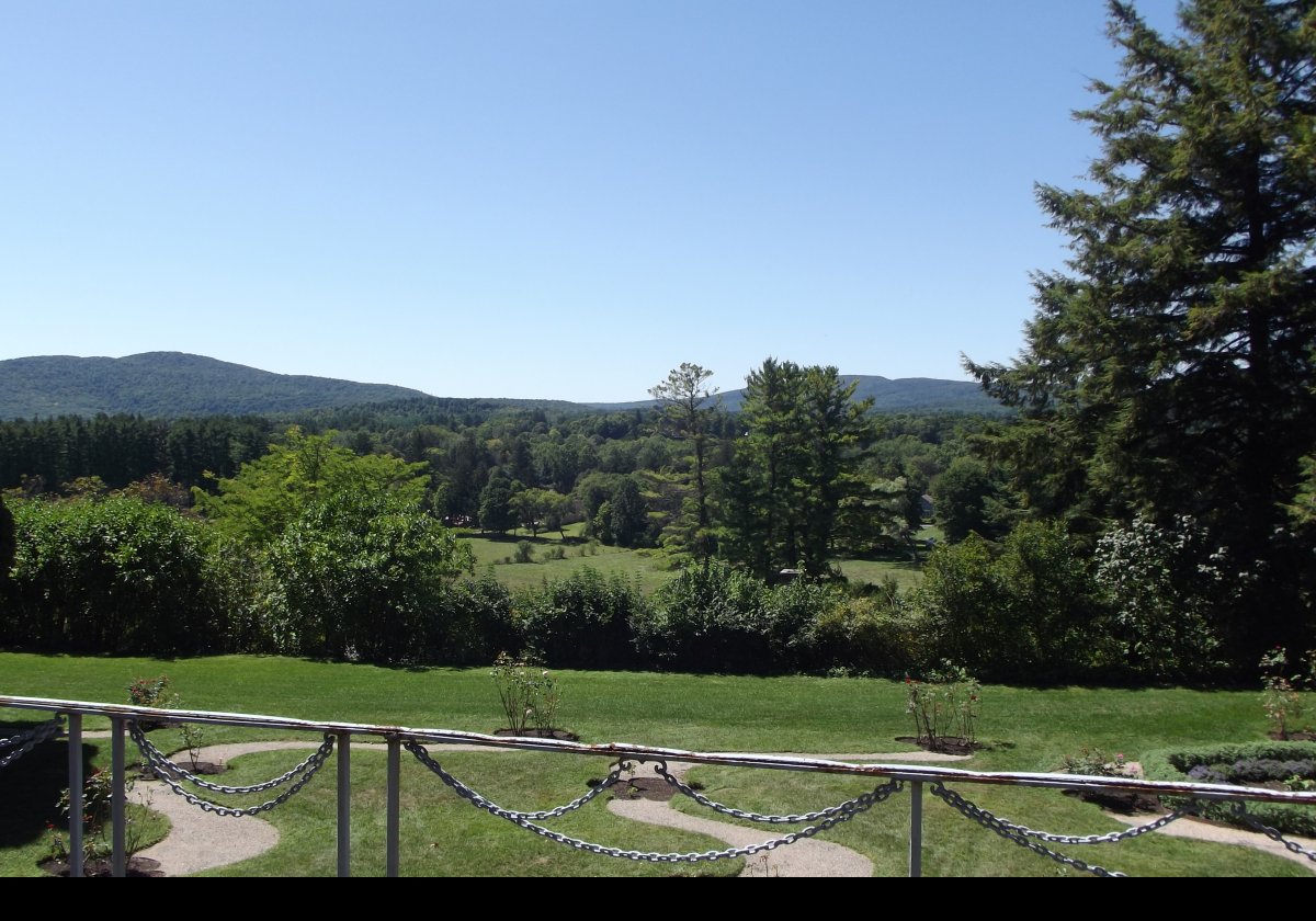 Great views of the surrounding countryside from the grounds.