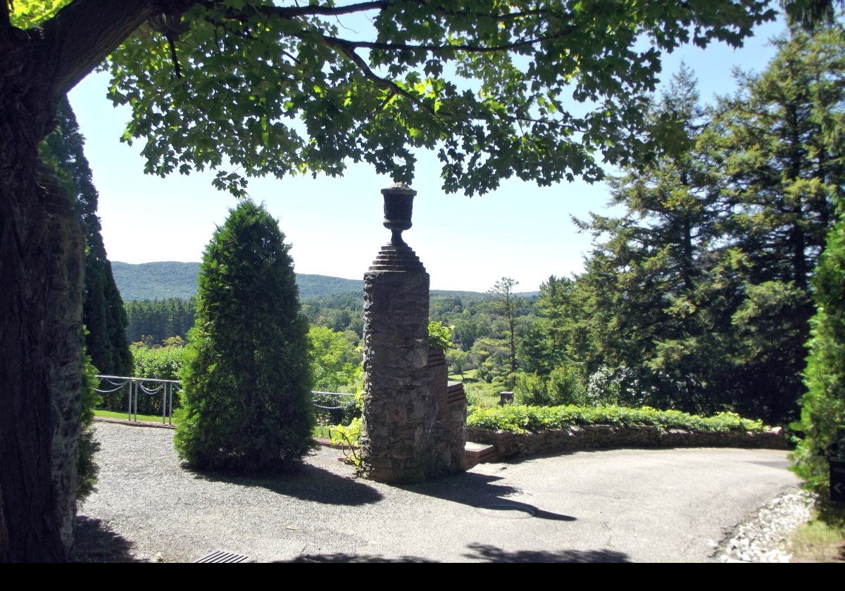 Views of the surrounding countryside from the grounds.