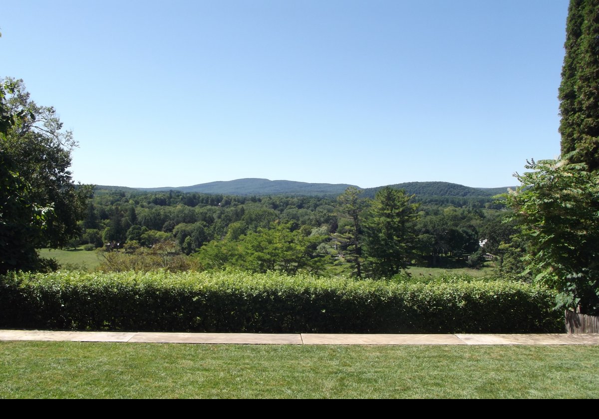 Views of the surrounding countryside from the grounds.