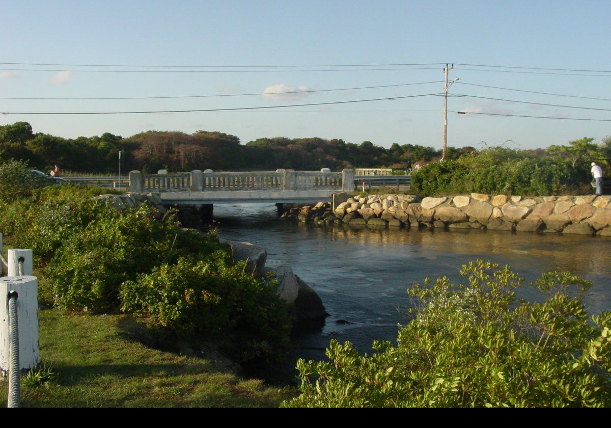 The bridge that carries Main Street in South Yarmouth over Plashes Brook or Parkers River; not sure which it is called at this point!