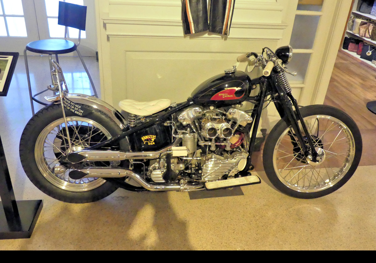 Custom Harley from a member of the legendary Hamsters Motorcycle Club.
