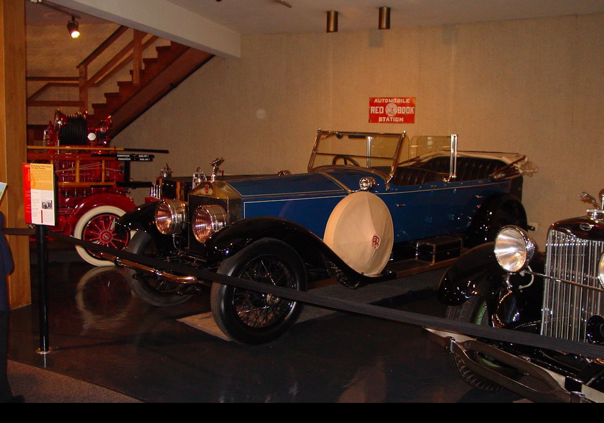 1922 Rolls-Royce Silver Ghost Pall Mall Phaeton.  It had a six cylinder engine of about 7,400 ccs producing 40 horse power. 