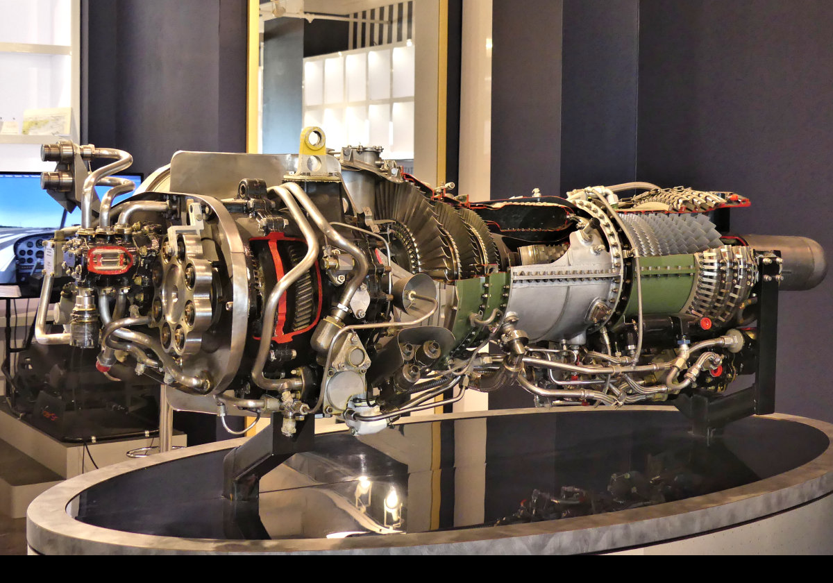 General Electric CT58 Turboshaft engine used in helicopters. Click the image for more information.