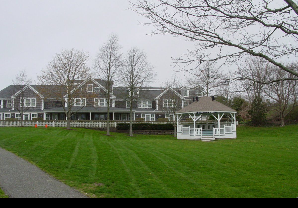 The village green & bandstand.