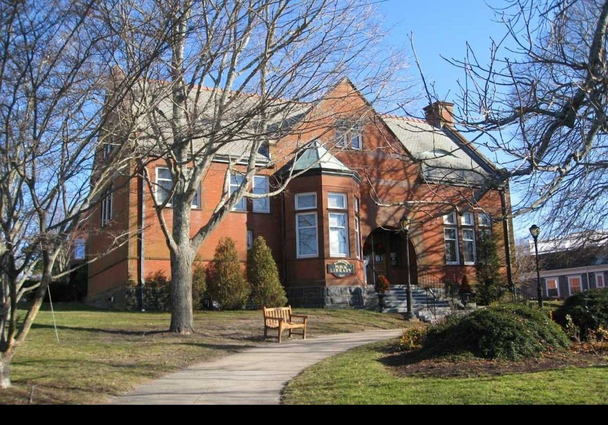 Chatham Public Library. They have a wonderful Friends Bookshop where we have bought umpteen books over the years.