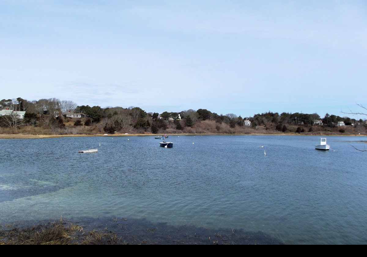 Looking across the Mill Pond from Bridge Street.