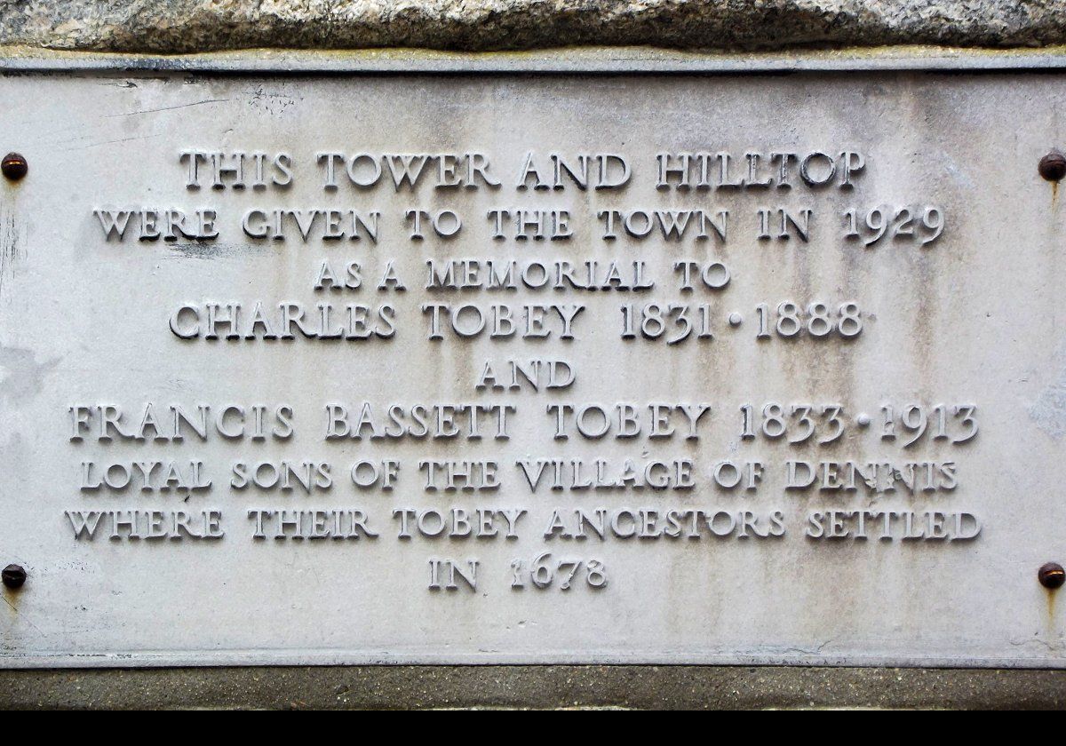 Built in 1901 as a cobblestobe tower, it sits on the site of two previous wooden towers; one of which was destroyed by a gale in 1876, while the other burned down in 1900.