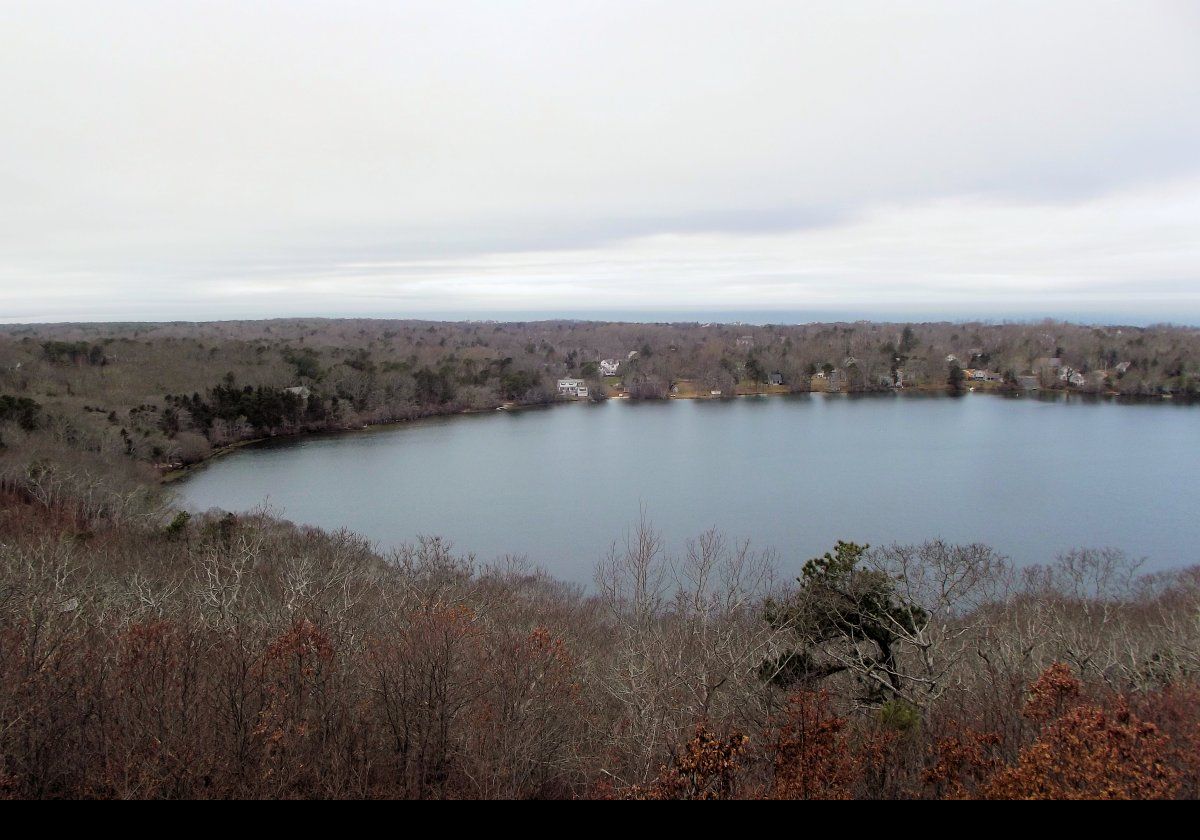 A series of photographs of the view from the top.