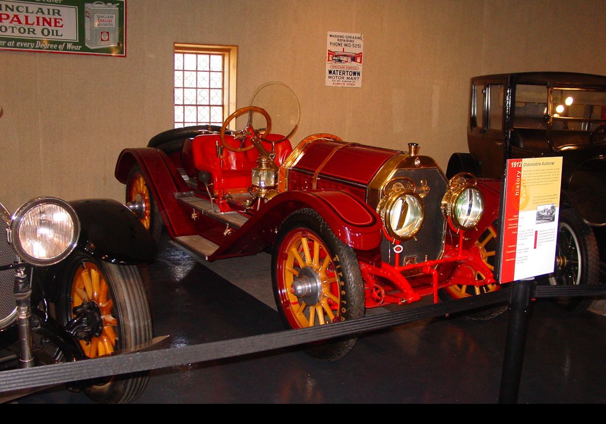 A 1912 Oldsmobile Autocrat.