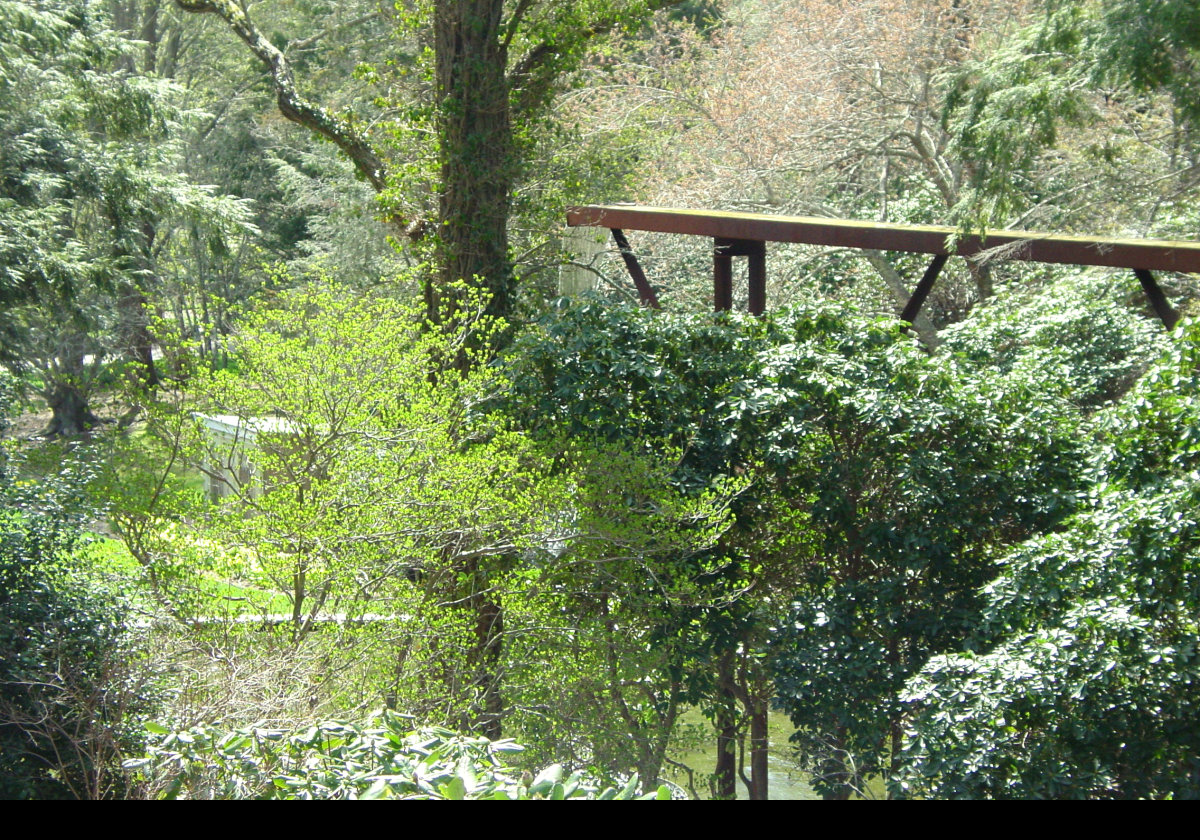 These pictures feature the Heritage Museums & Gardens. You will need most of a day to see the whole thing. This picture shows part of the Flume Fountain.