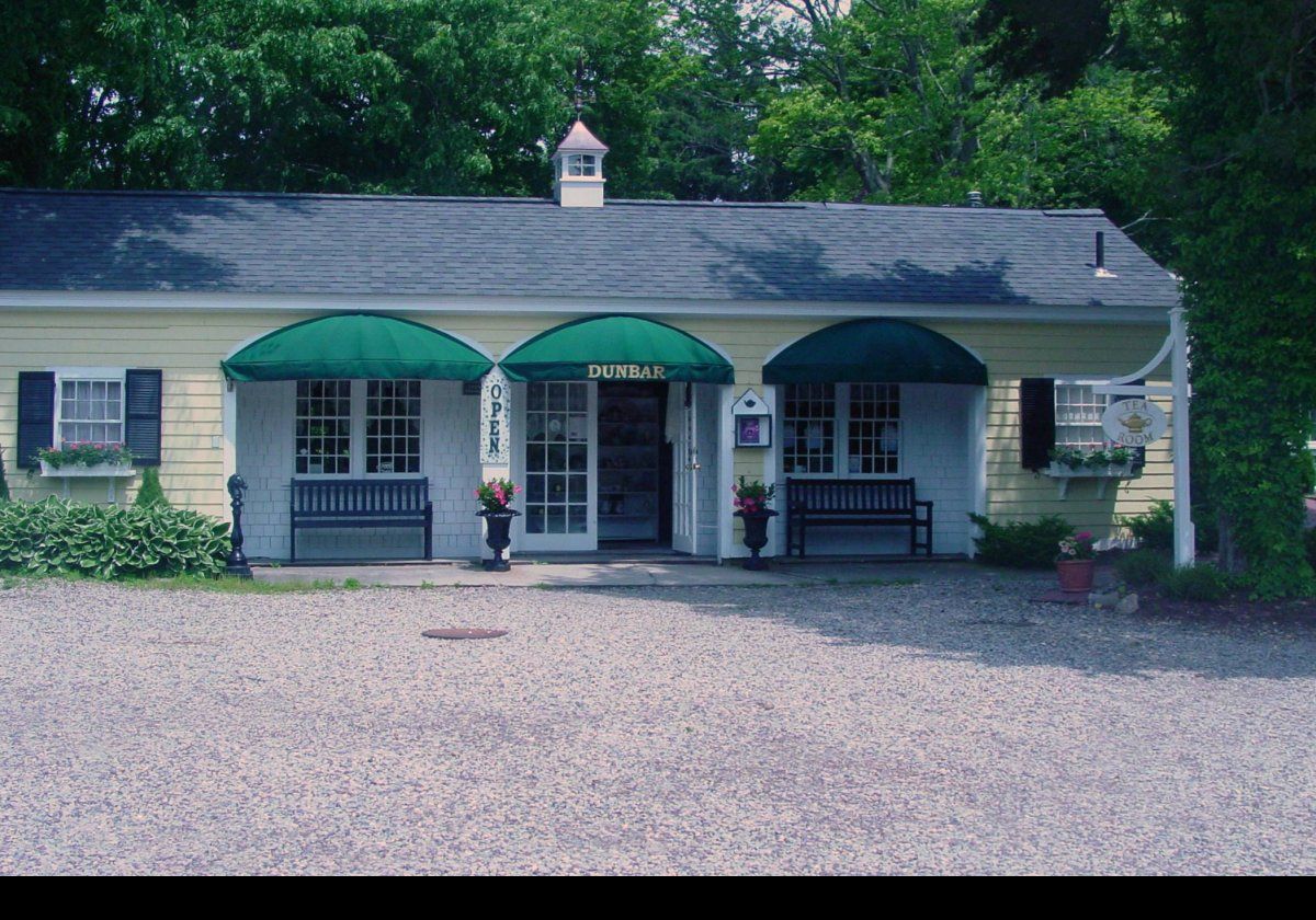 The Dunbar Tea Shop where we always take luncheon when in Sandwich. Reminds me of an English tea room from times gone by, though quite a bit more expensive. A must go if you are in Sandwich.