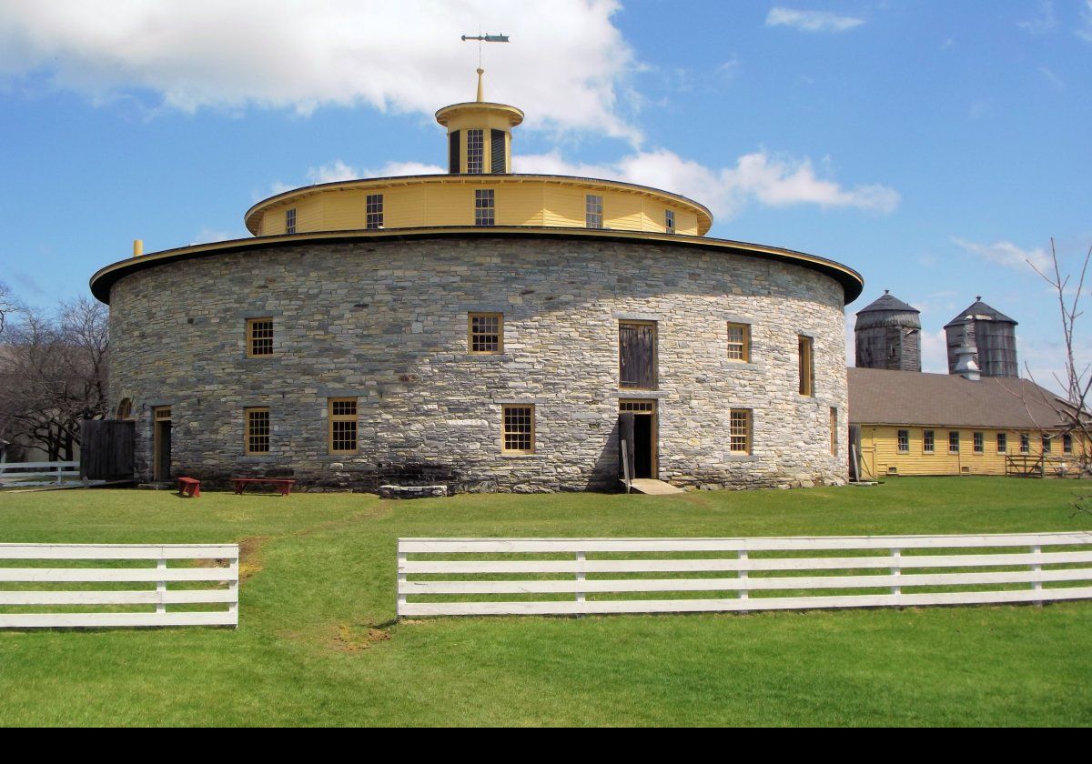 Built in 1826, the barn was damaged in a fire in 1864 after which it was improved.