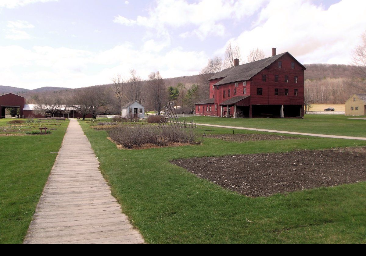 Another view of the Laundry and Machine Shop with the garden tool shed to the left and part of the Garage on the extreme right.